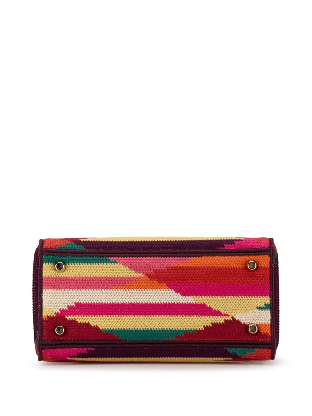 Pre-owned Dior 2020 Medium Canvas Lady D-lite Satchel In Multicolour