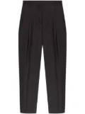 Paul Smith tapered-leg wool trousers - Black