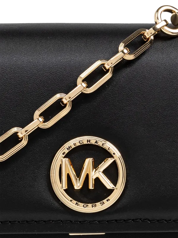 Michael Kors Small Delancey Cross Body Bag | Black | FARFETCH