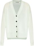 Jil Sander drop-shoulder cashmere cardigan - Green