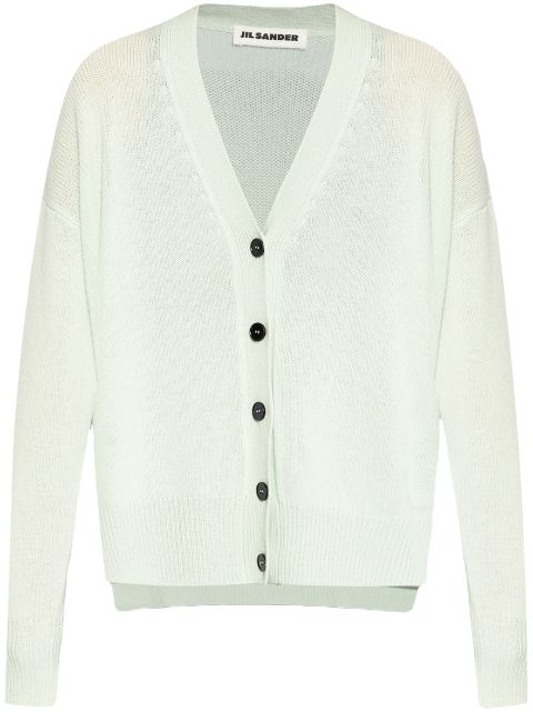 Jil Sander drop-shoulder cashmere cardigan