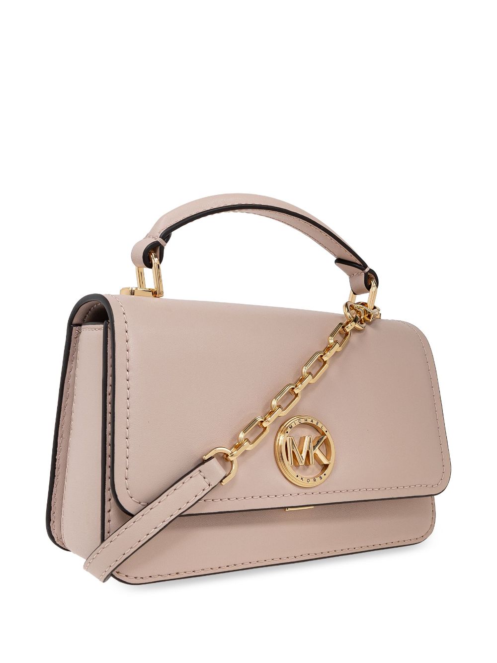 Michael Kors Shopper met logoplakkaat Roze