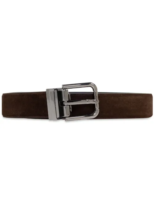 Ceinture en cuir à boucle - Dolce & Gabbana - Modalova