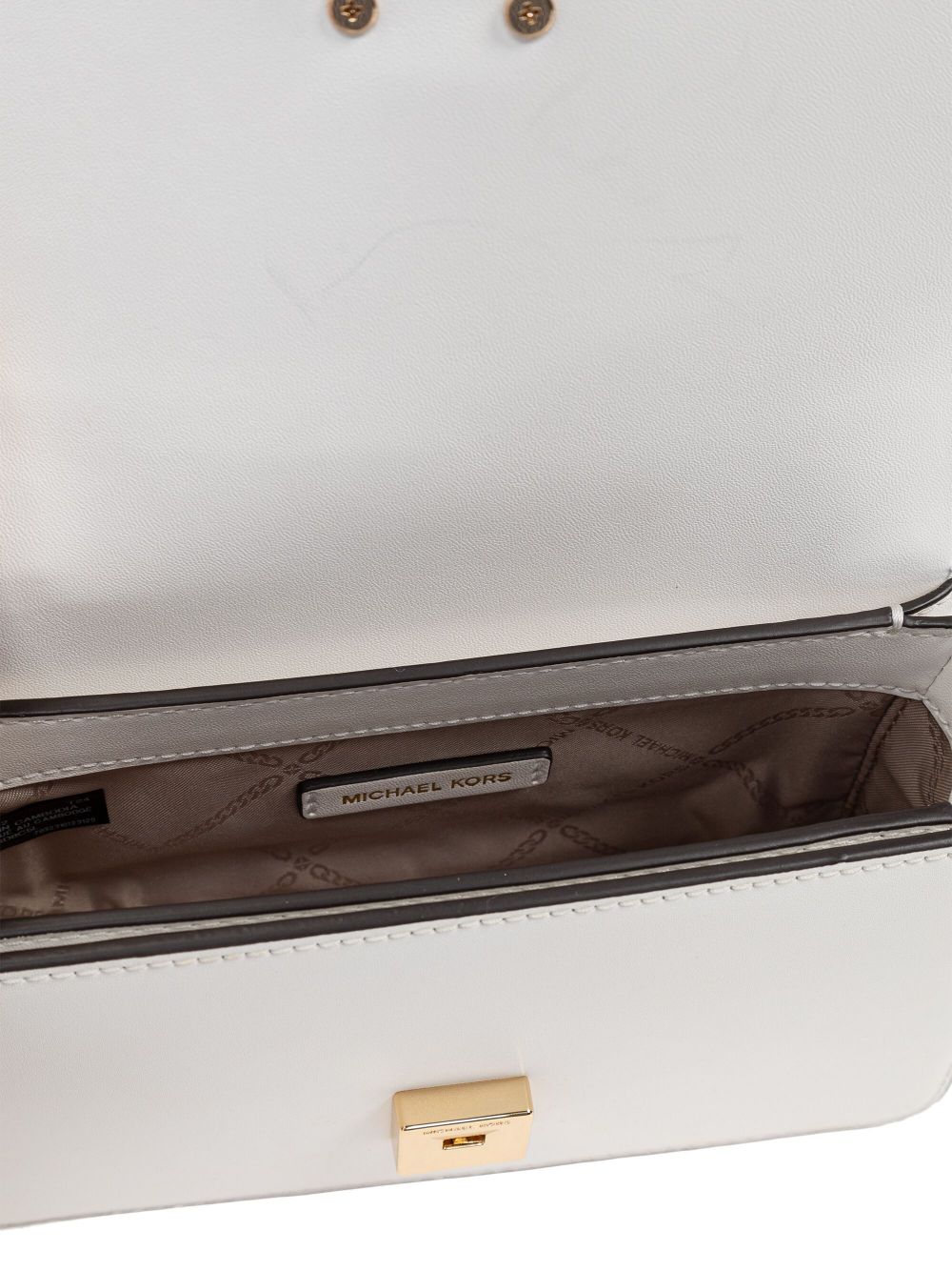 Michael Kors Shopper met logoplakkaat Wit