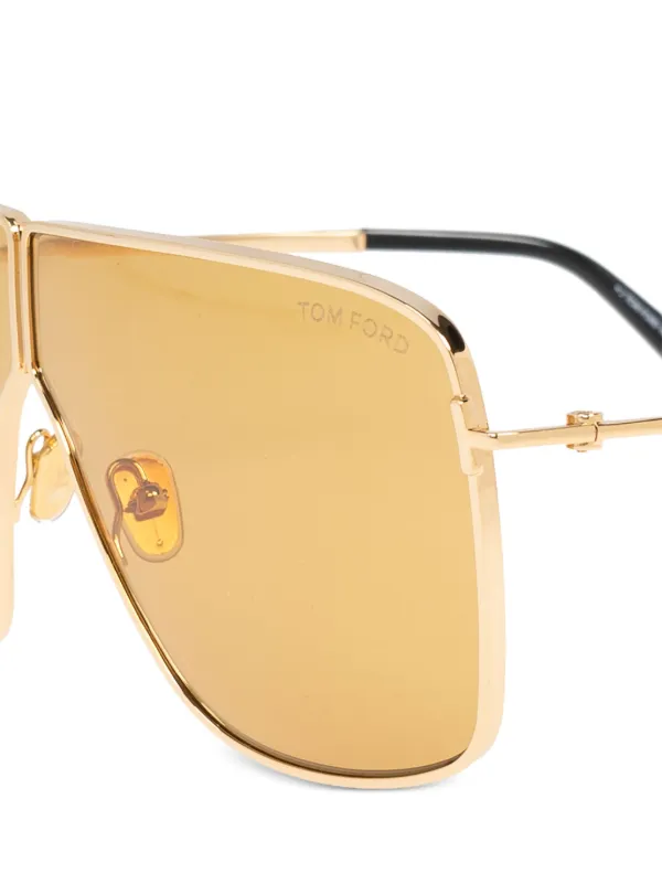 TOM FORD Eyewear パイロット サングラス | ゴールドトーン | FARFETCH JP