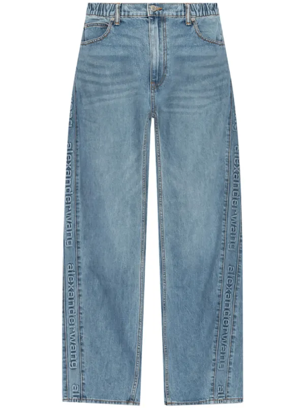 Alexander Wang ☆ブルー オーバーサイズ ジーンズ Alexander Wang ボーイフレンド ジーンズ | ブルー | FARFETCH JP