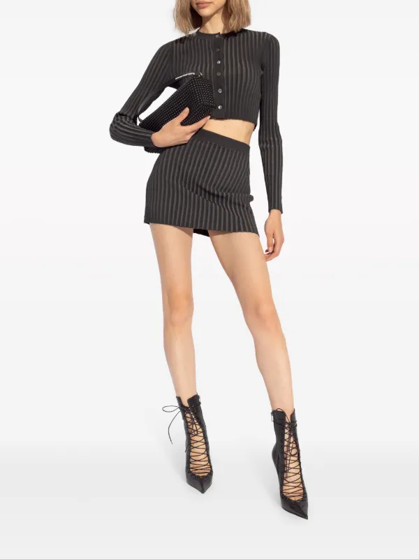 Alexander Wang クロップド カーディガン | ブラック | FARFETCH JP