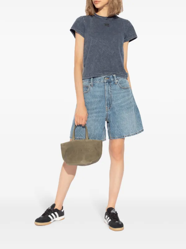 Alexander Wang デニムショートパンツ | ブルー | FARFETCH JP