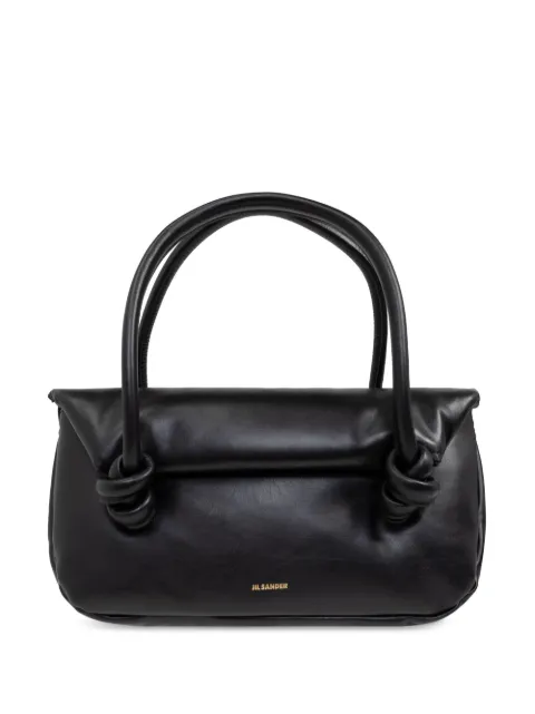 Jil Sander folded leather tote bag