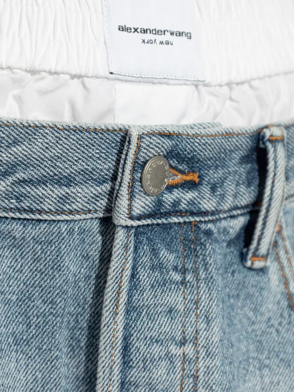 Alexander Wang レイヤードショーツ ALEXANDER WANG(アレキサンダーワン) シャツレイヤードショート