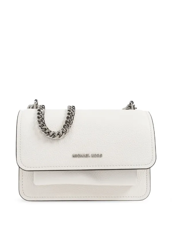 Michael Michael Kors Claire Shoulder Bag White FARFETCH CA