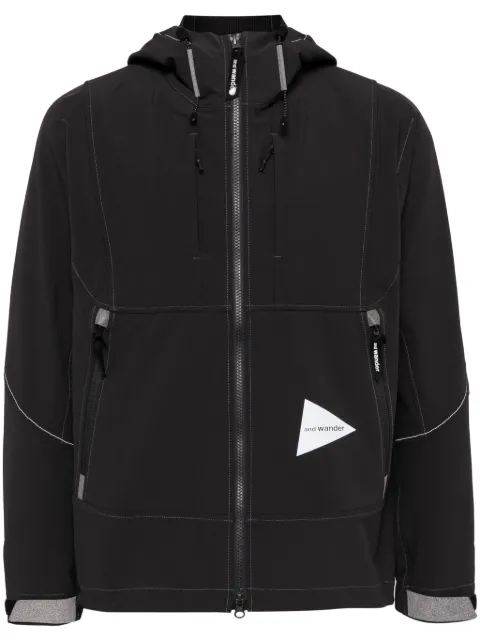and Wander chamarra impermeable con capucha
