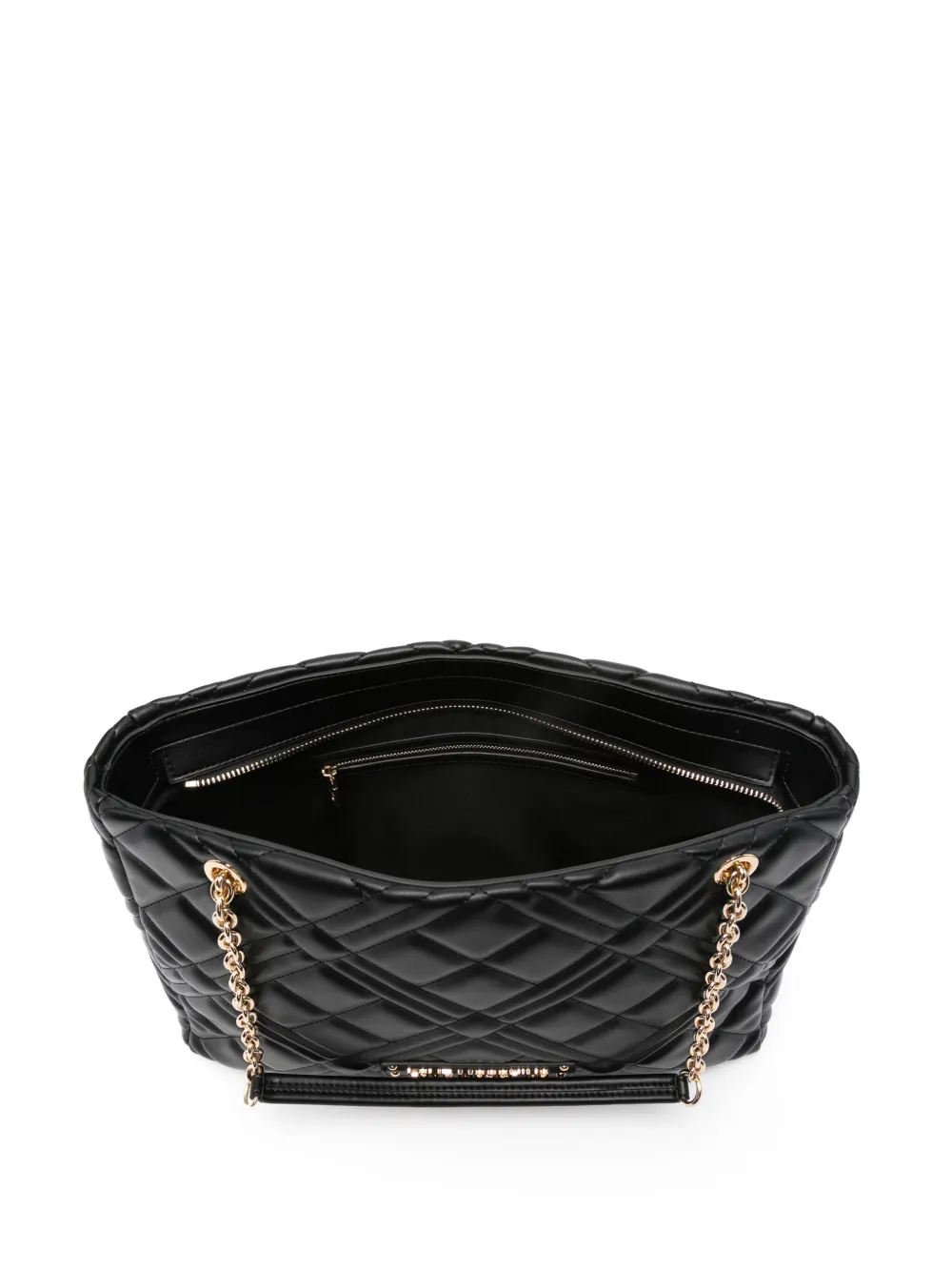 Cheap Love Moschino quilted leather shoulder bag WOMEN