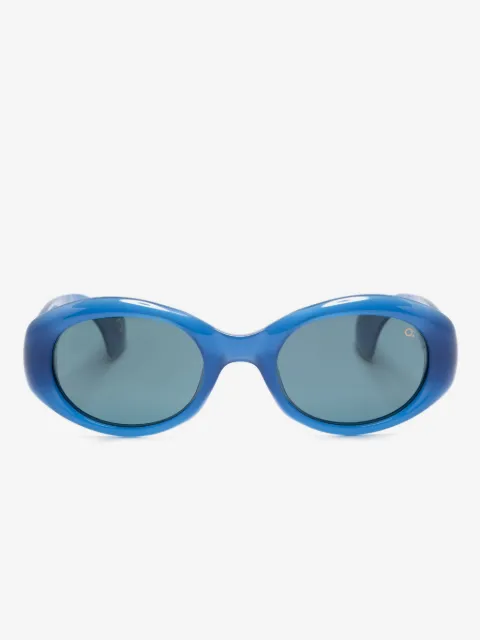 Etnia Barcelona quilt-detailing oval-frame sunglasses
