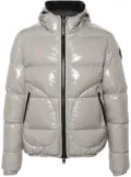 Herno patent hooded puffer jacket - Grey
