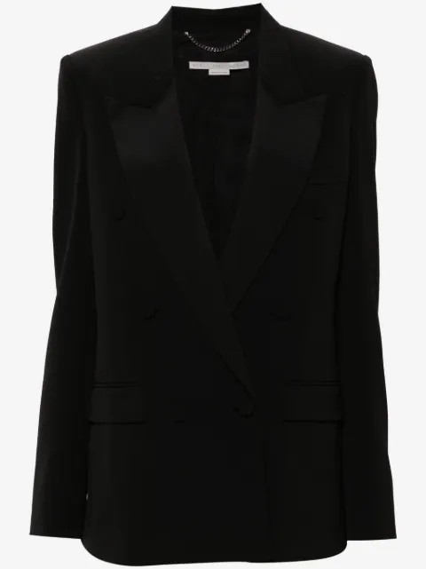 Stella McCartney double-breasted twill blazer 