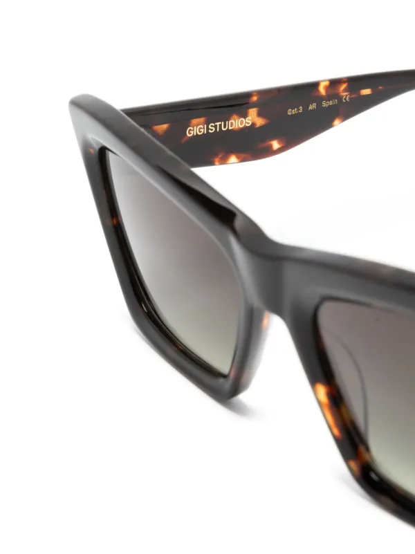 Gigi Studios Sunglasses ESMERALDA 6868/2 Dark Tortoise w/ Green Gradient Lenses Gigi Studios Esmeralda 6868 2 Sunglasses | Vytria Eyewear main image 4