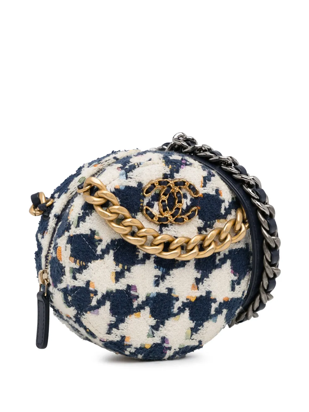 CHANEL クラッチバッグ ホワイト ツイード CHANEL クラッチバッグ ホワイト ツイード