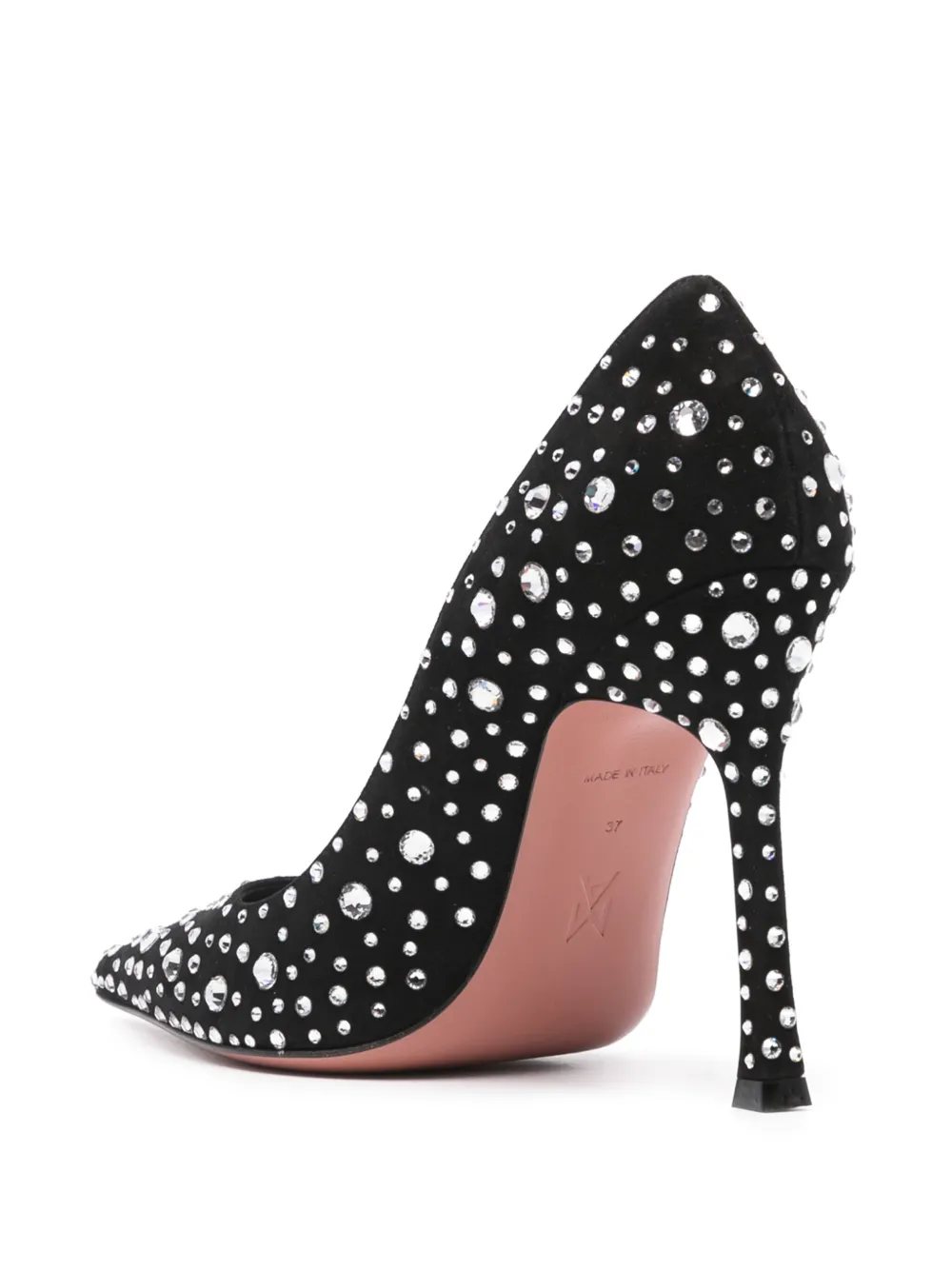 Affordable Amina Muaddi Elsa 110mm suede pumps Women