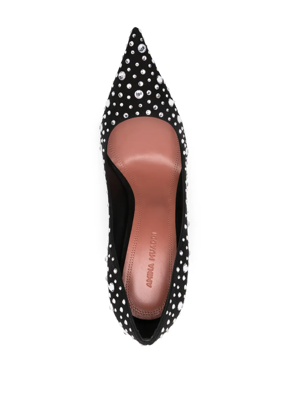 Affordable Amina Muaddi Elsa 110mm suede pumps Women