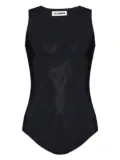 Jil Sander stretch-design bodysuit - Black
