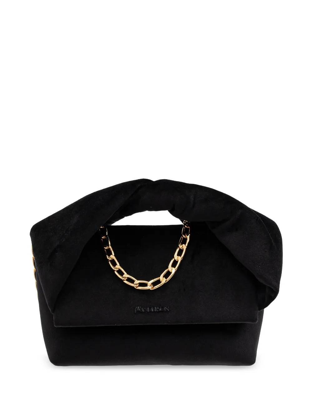 Jw Anderson Medium Twister Top Handle Bag In Black
