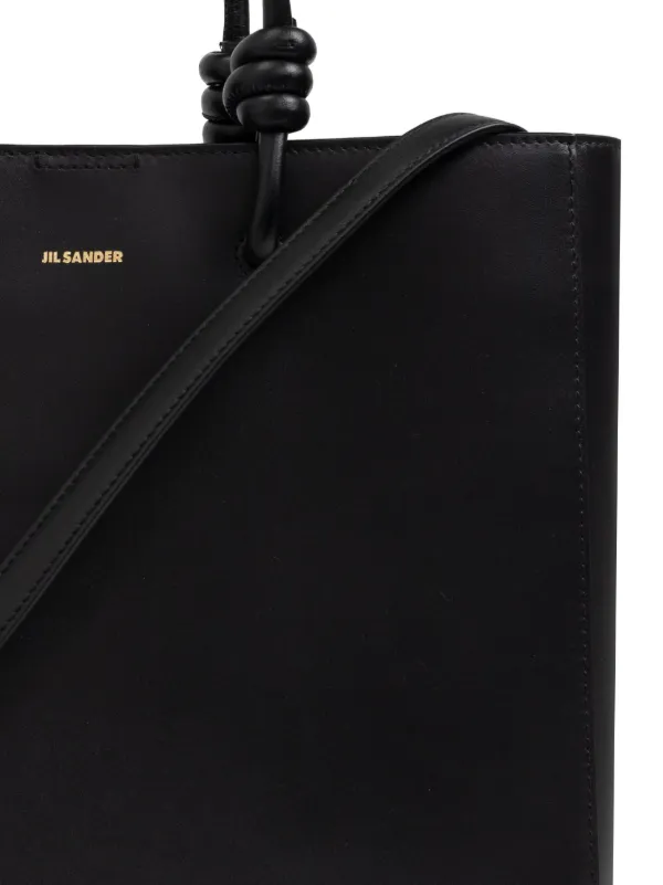 Jil Sander Giro レザー ハンドバッグ M | ブラック | FARFETCH JP