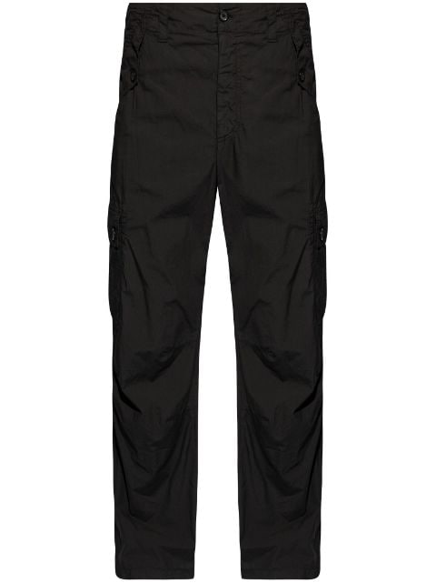 Dolce & Gabbana logo-appliqué cotton cargo trousers 