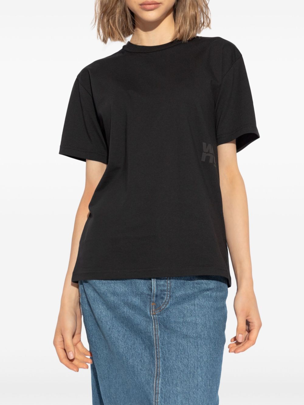 Alexander Wang logo-print cotton T-shirt Women