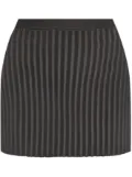 Alexander Wang ribbed-knit mini-skirt - Black