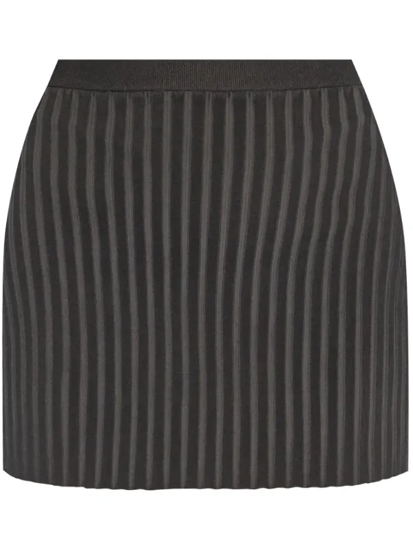 Alexander Wang ribbed knit mini skirt Black FARFETCH CA