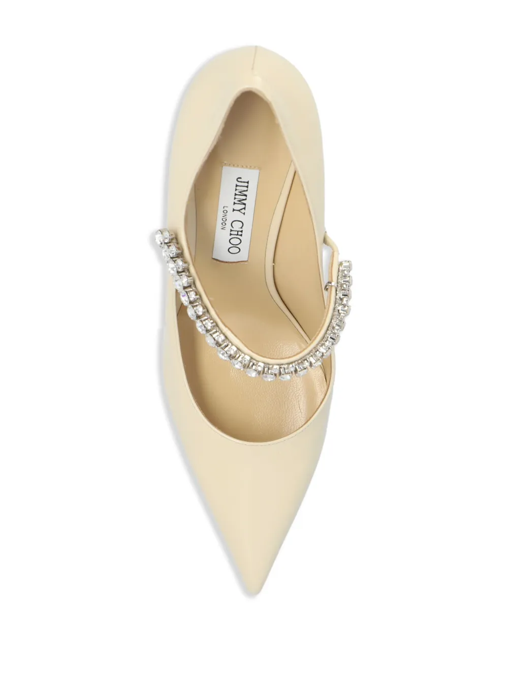 Jimmy Choo 85mm Bing leather pumps Neutrals