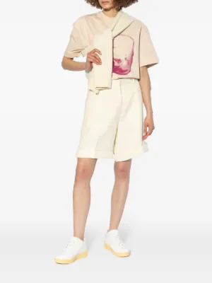 ショートパンツ JIL SANDER Women Shorts  Burmudas J04KA0122J45288102 Beige Denim Shorts Woman | Jil Sander Official Online Store