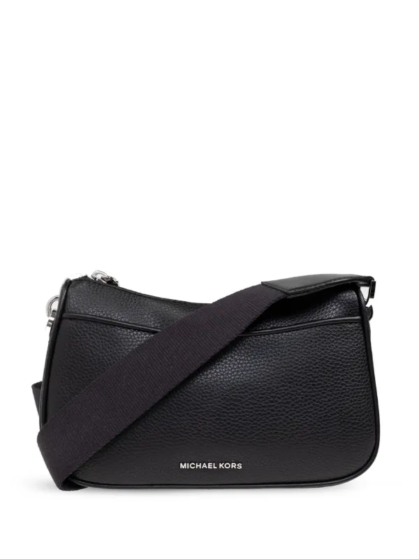 Michael Michael Kors Jet Set logo-lettering Crossbody Bag Black