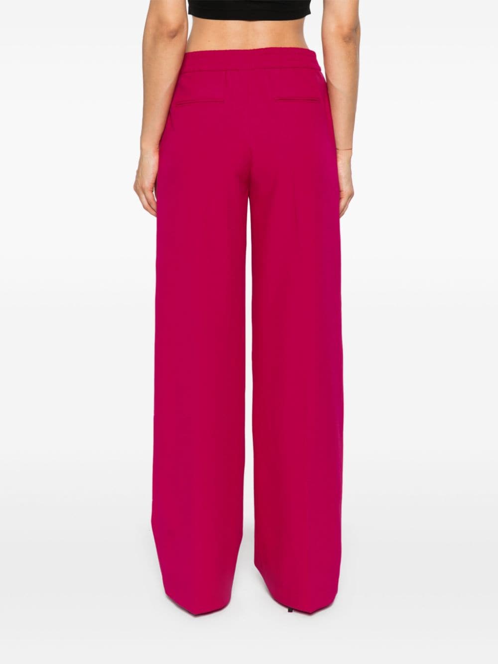 Shop Pt Torino Lorenza Straight Trousers In Pink