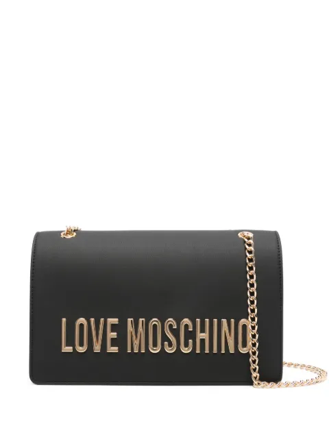 Love Moschino logo-lettering shoulder bag  WOMEN