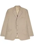 Christian Dior Pre-Owned 1990s single-breasted wool jacket - Brown