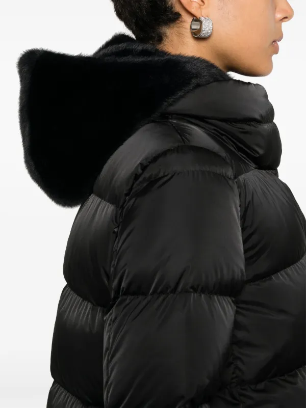 Herno detachable hood Padded Jacket Black FARFETCH PH
