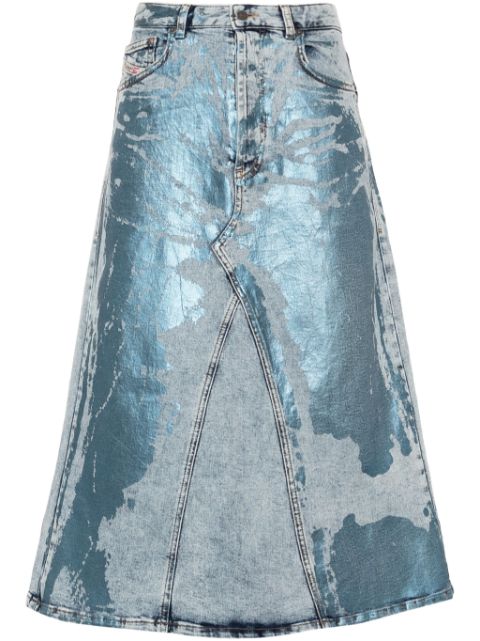 Diesel De-Pago low-rise denim skirt Women