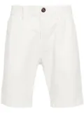 Boggi Milano pressed-crease chino shorts - White