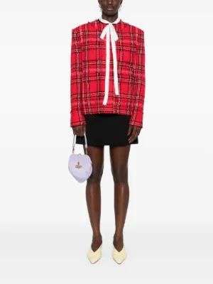 MSGMのツイードジャケット MSGM｜ツイードノーカラージャケット