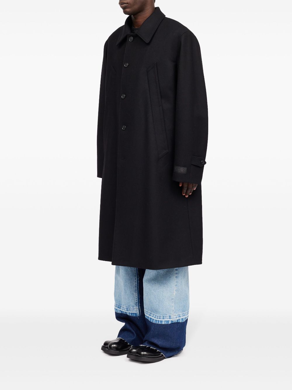 MM6 Maison Margiela classic collar buttoned coat Men