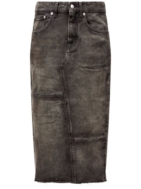 MM6 Maison Margiela rear slit denim skirt Women