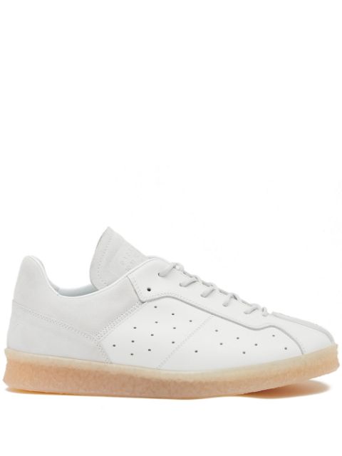 MM6 Maison Margiela stitch-logo leather sneakers Women