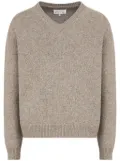 Maison Margiela speckle-knit wool jumper - Neutrals