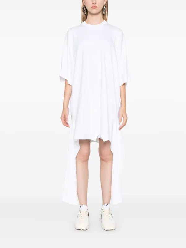 MM6 Maison Margiela プリント ワンピース | ホワイト | FARFETCH JP