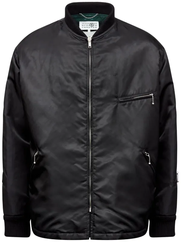 MM6 Maison Margiela ジップディテール ジャケット | ブラック