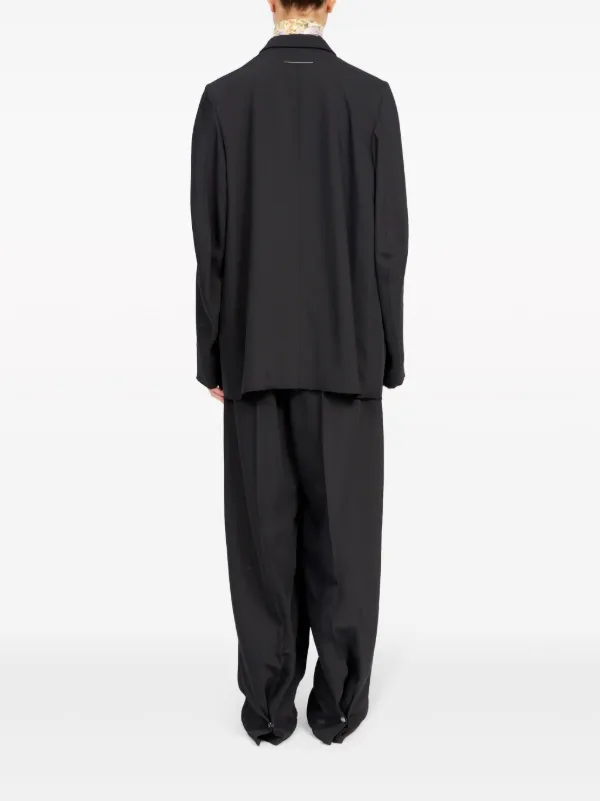 MM6 Maison Margiela peak-lapels Blazer | Black | FARFETCH