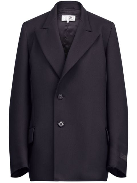 MM6 Maison Margiela blazer à revers pointus