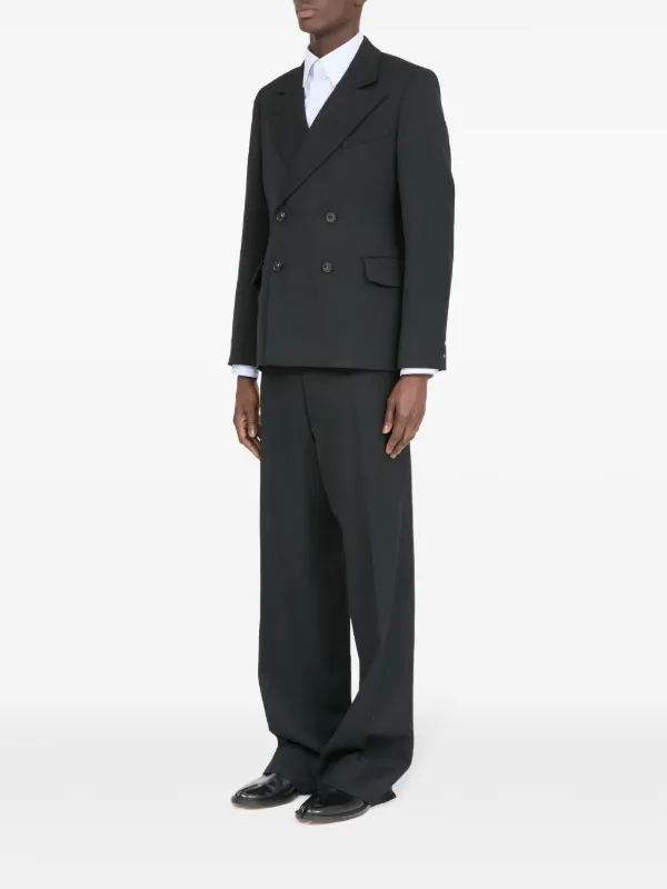saco！！メゾンマルジェラ　Maison Margiela Maison Margiela four-stitch Wool Blazer | Black | FARFETCH